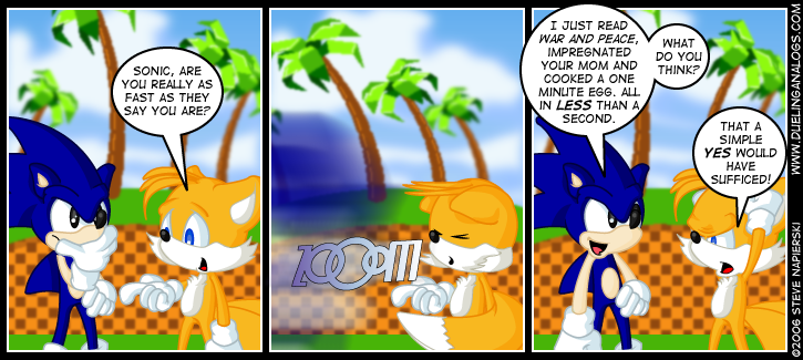 Faster than a speeding bullet…