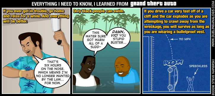 Everything I need to know, I learned from GTA
