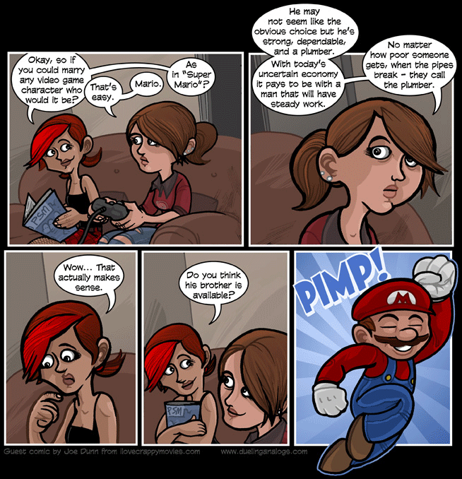 Mario is a Pimp