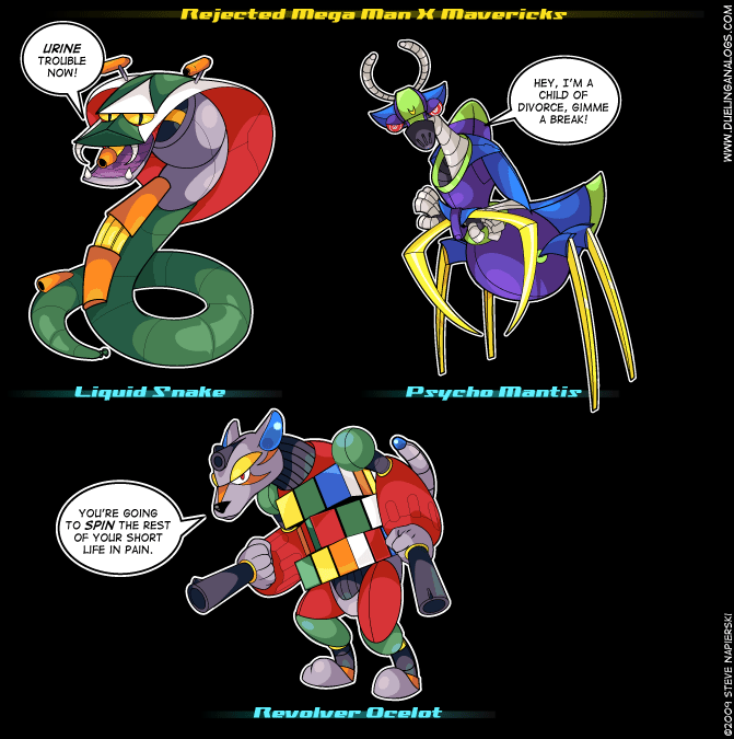Rejected Mega Man X Mavericks III