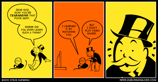 Monopoly on Teabagging