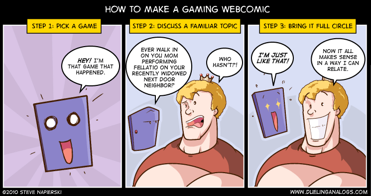 How to Make a Gaming Webcomic