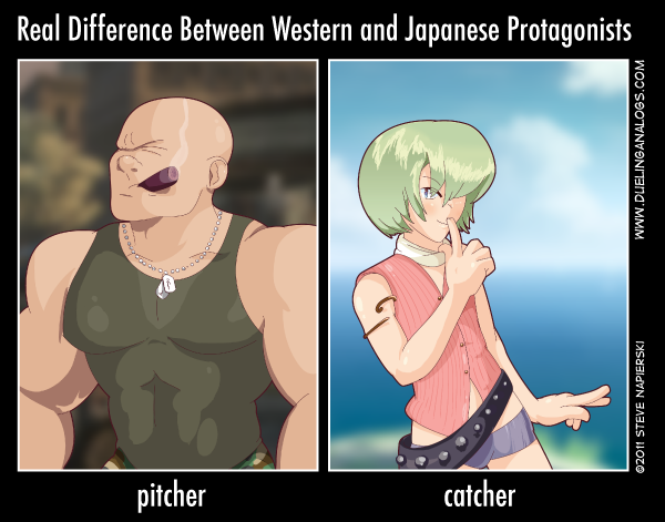 Real Difference Between Western and Japanese Protagonists