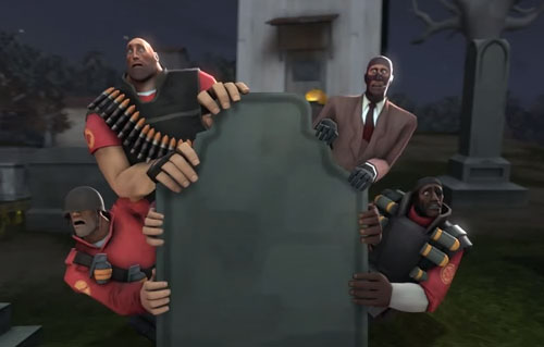Team Fortress 2 and the Skeleton Dance
