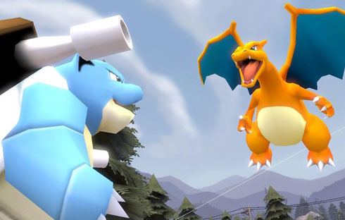 Blastoise vs. Charizard