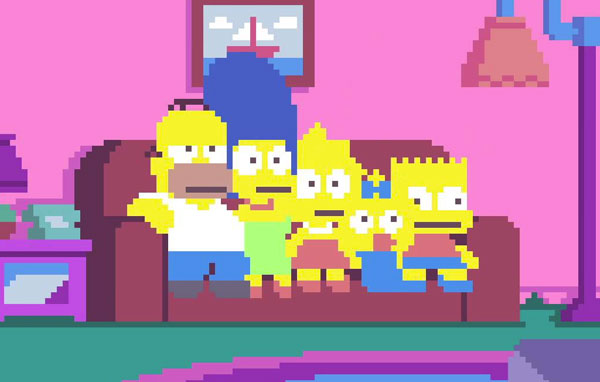 The Simpsons Pixels