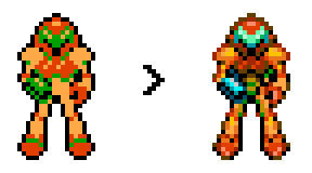 Metroid - Samus Aran NES Sprites