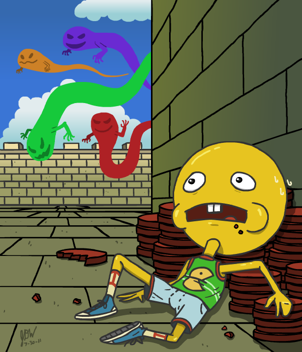 Pac-Man for Atari 400/800.