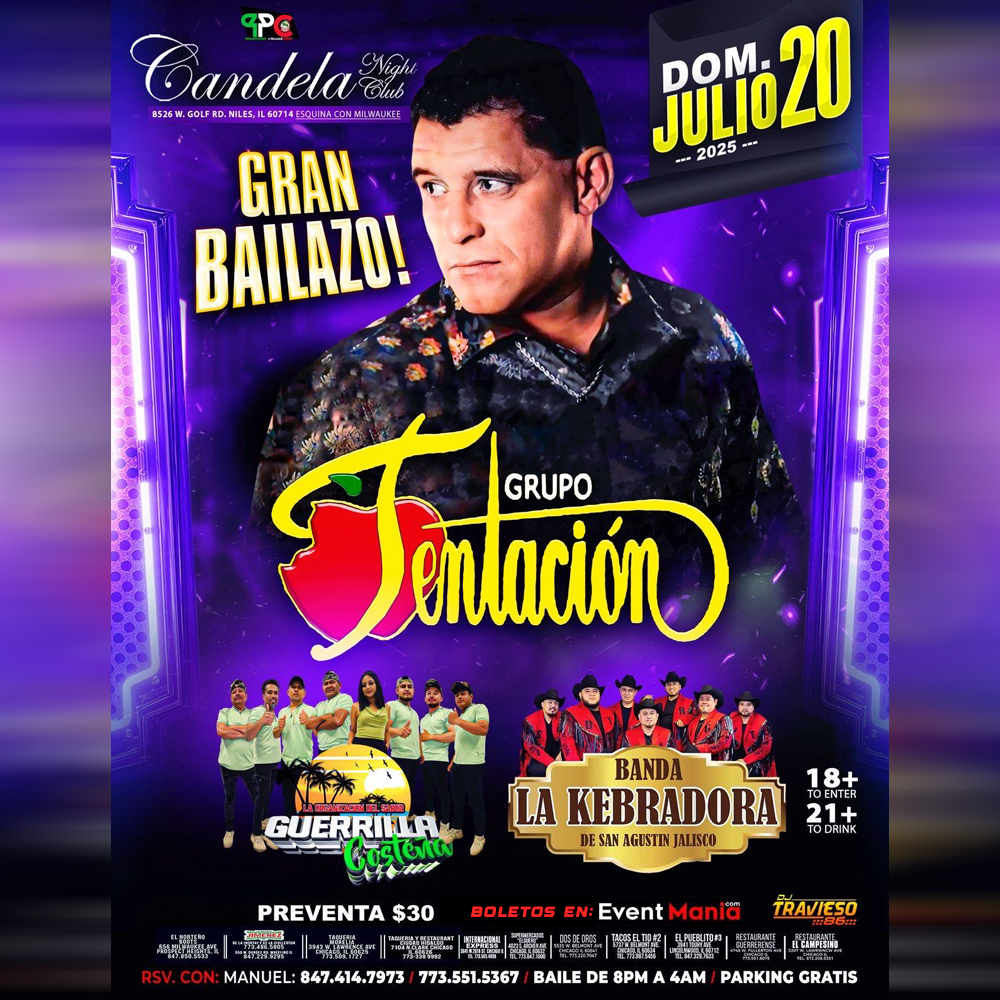 Event Grupo Tentacion y mas - Niles, IL Poster