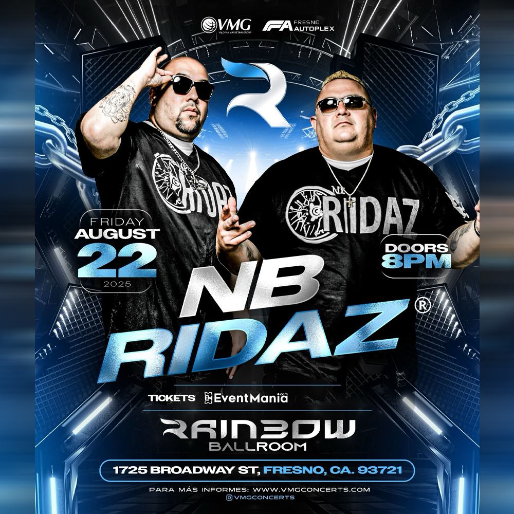Event NB RIDAZ - Fresno, CA Poster