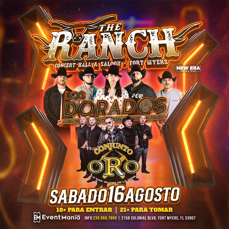 Event Los Dorados - Ft. Myers, FL 8/25 Poster