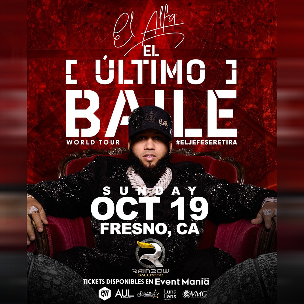 Event El Alfa - Fresno, CA Poster