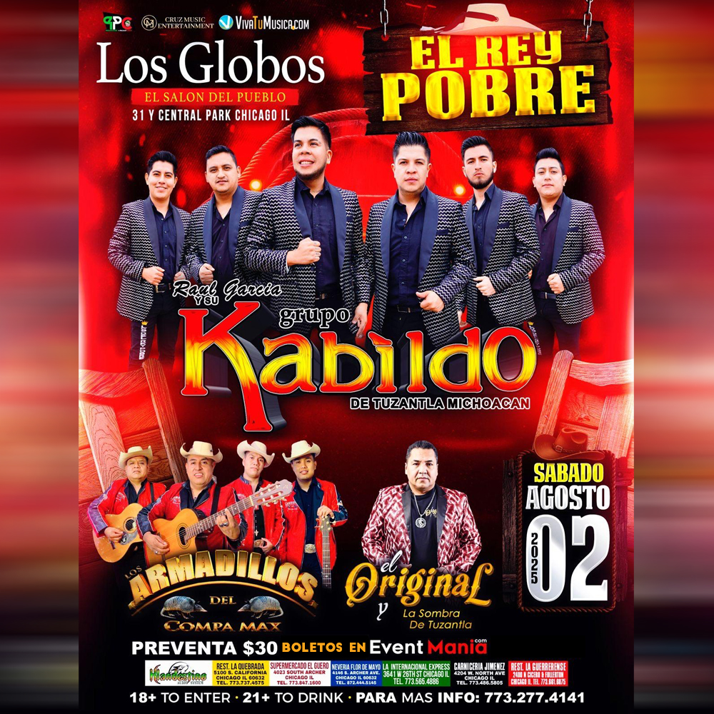 Event Grupo Kabildo y mas - Chicago, IL Poster