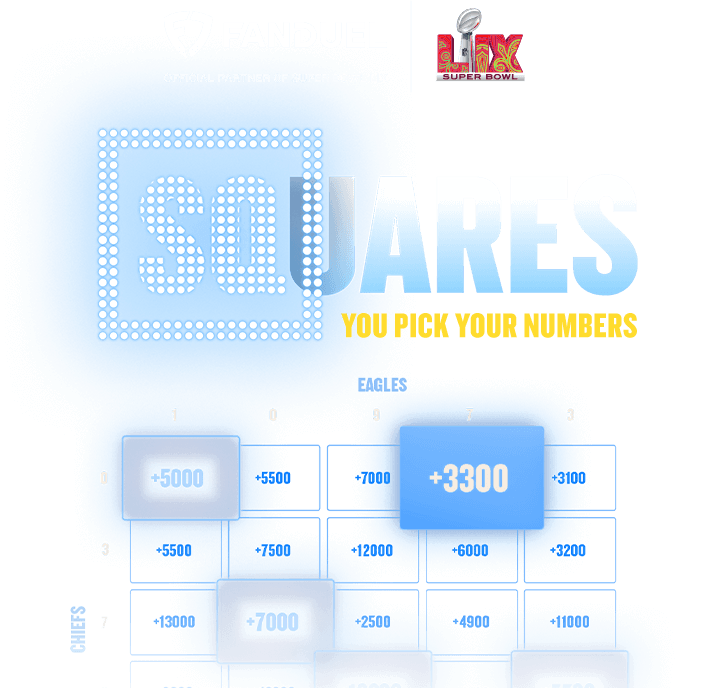 Squares You Pick Your Numbers