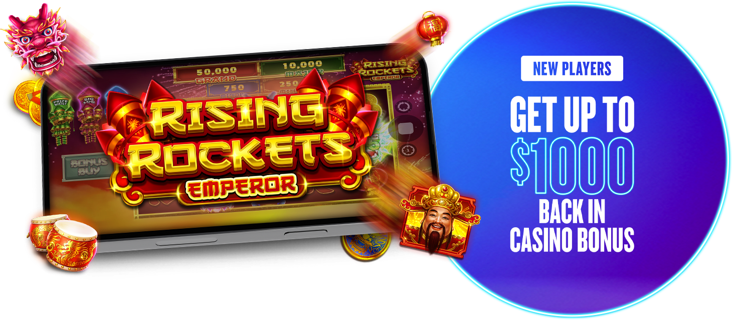 Graphic visualization of bonus wagering and rocket ascent metaphor