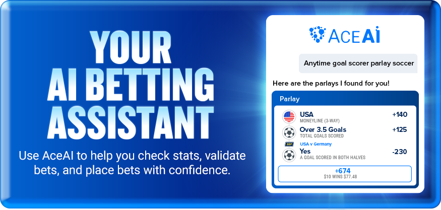 Use AceAI to help you check stats, validate bets, and place bets with confidence.