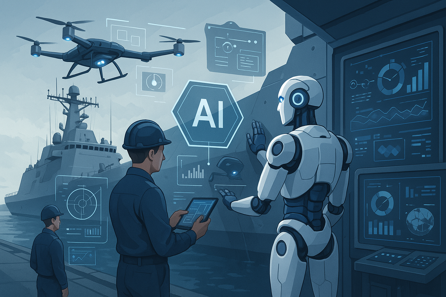 IA e Robótica na Manutenção Naval Estratégica: Como as Tecnologias Avançadas Revolucionam a Gestão de Ativos Críticos