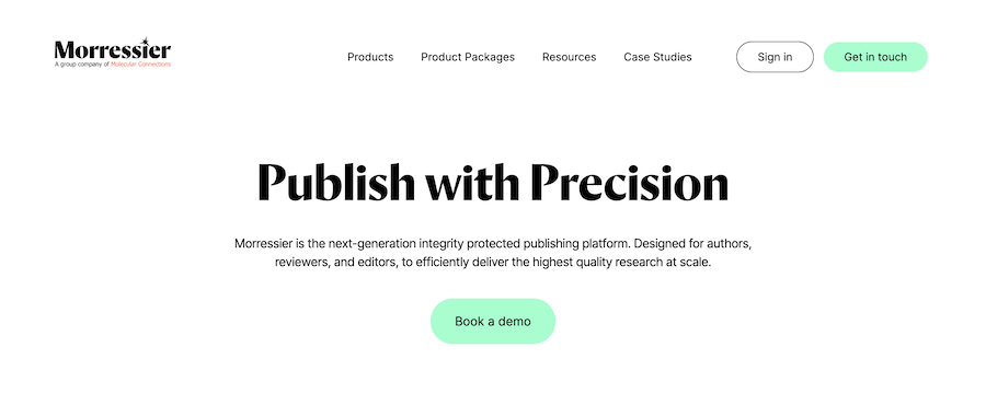 Why PeerSubmit is better than Morressier?