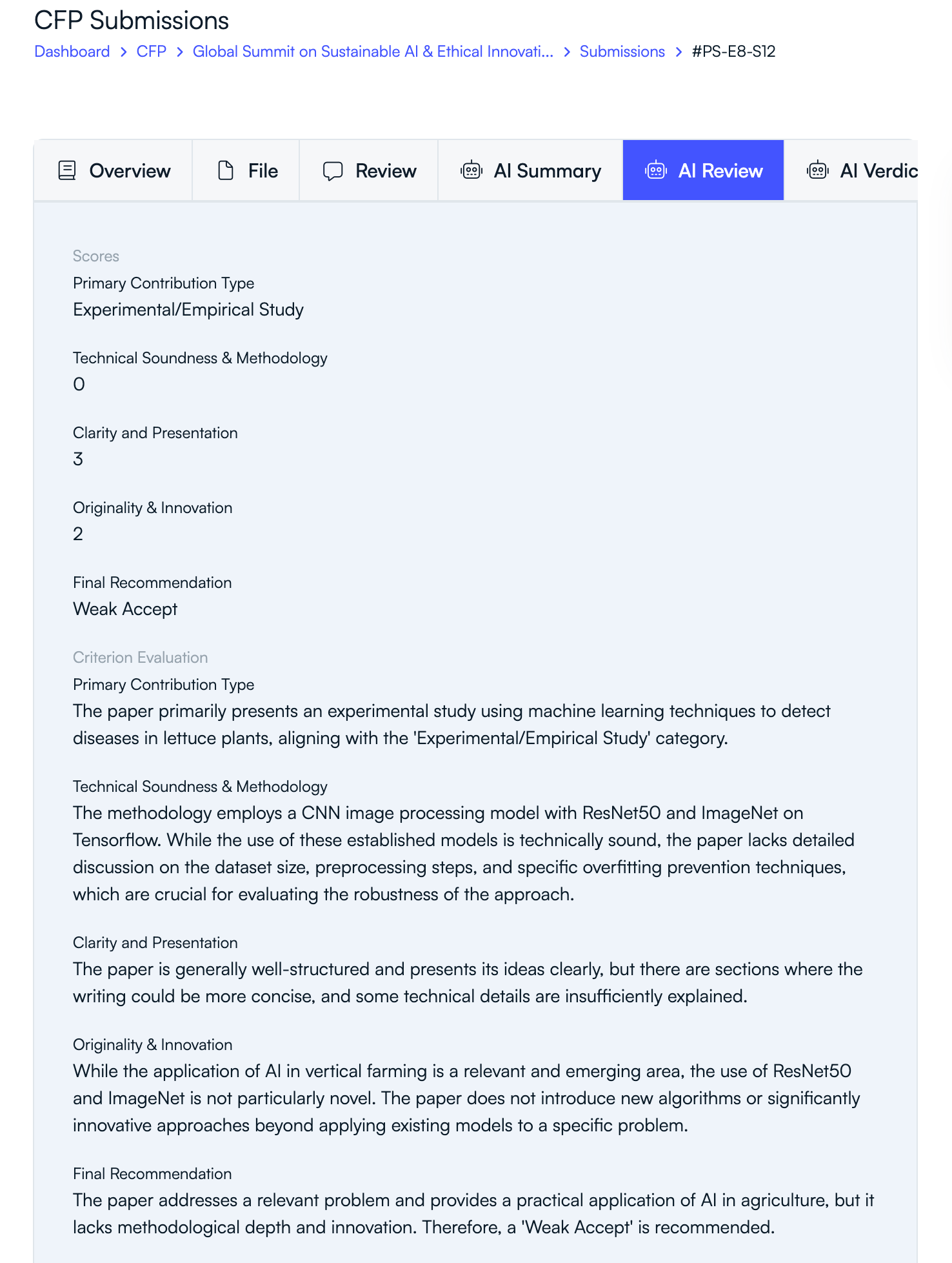 PeerSubmit - My Submissions