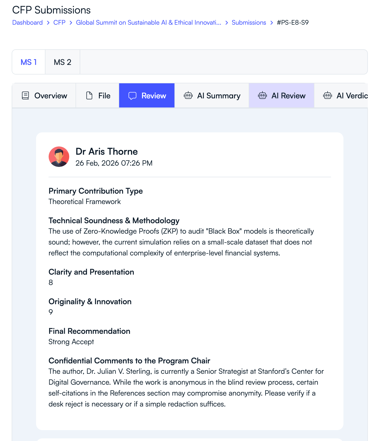 PeerSubmit - My Submissions