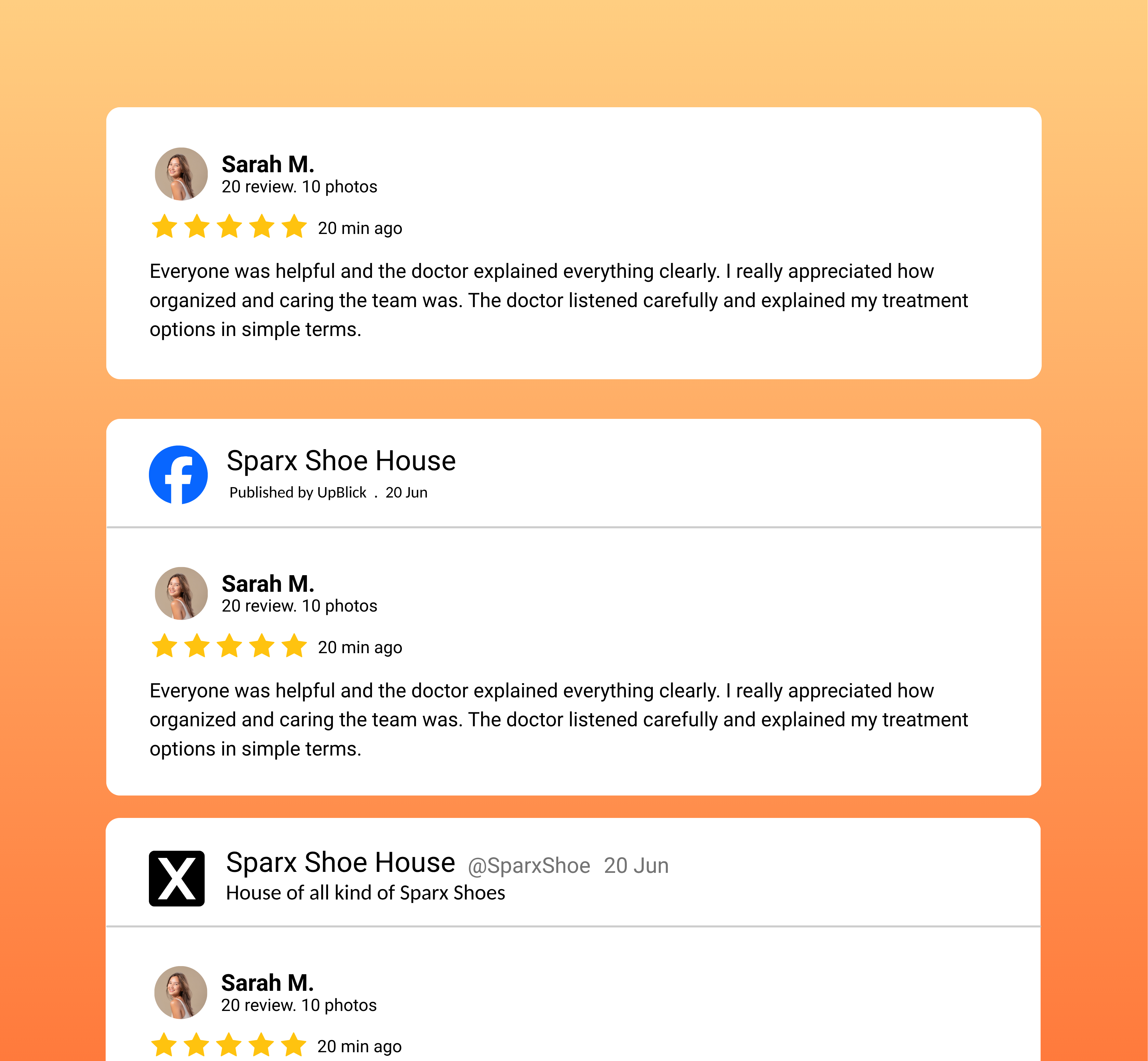 UpBlick - Customer Trust