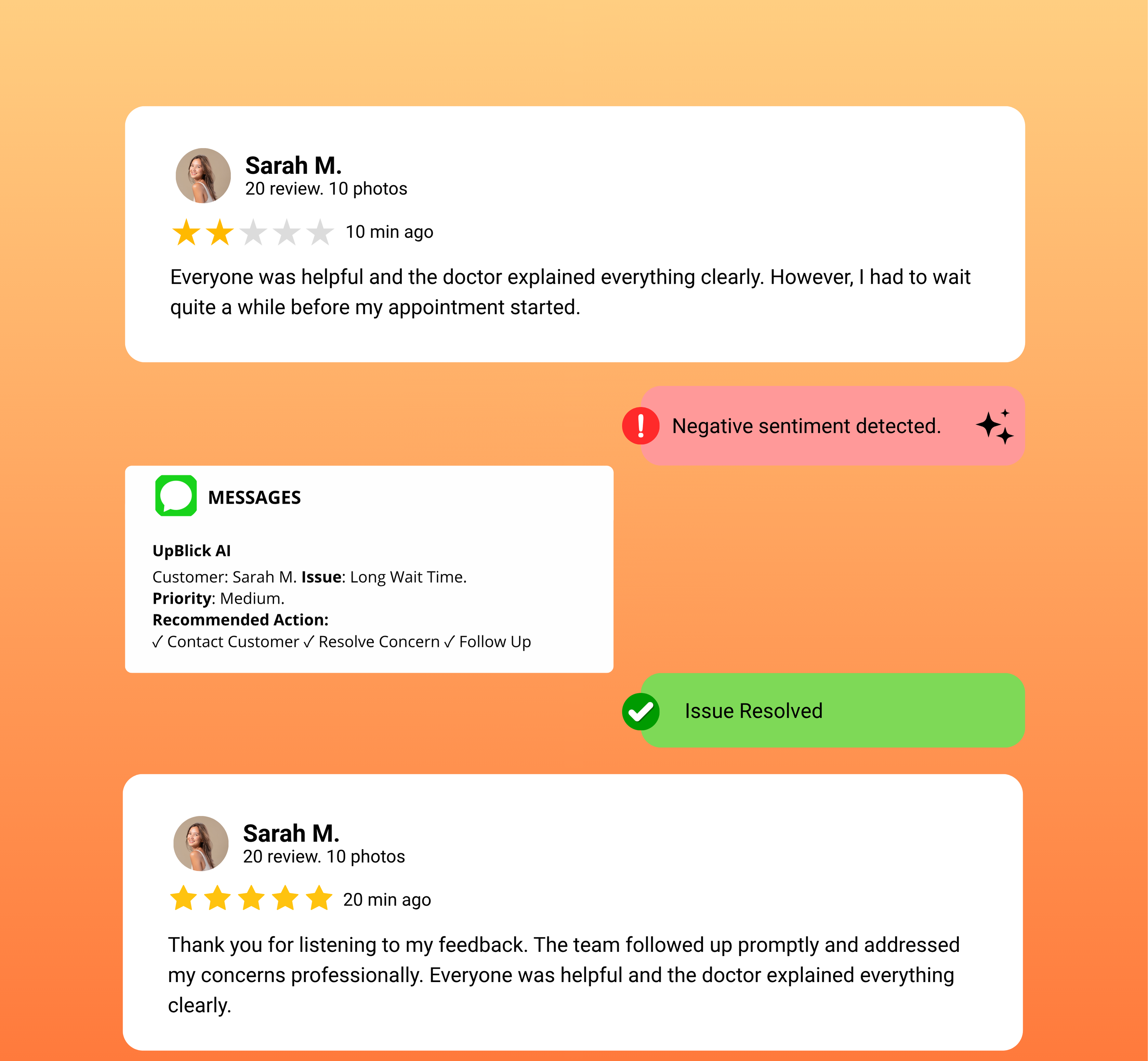 UpBlick - Customer Trust