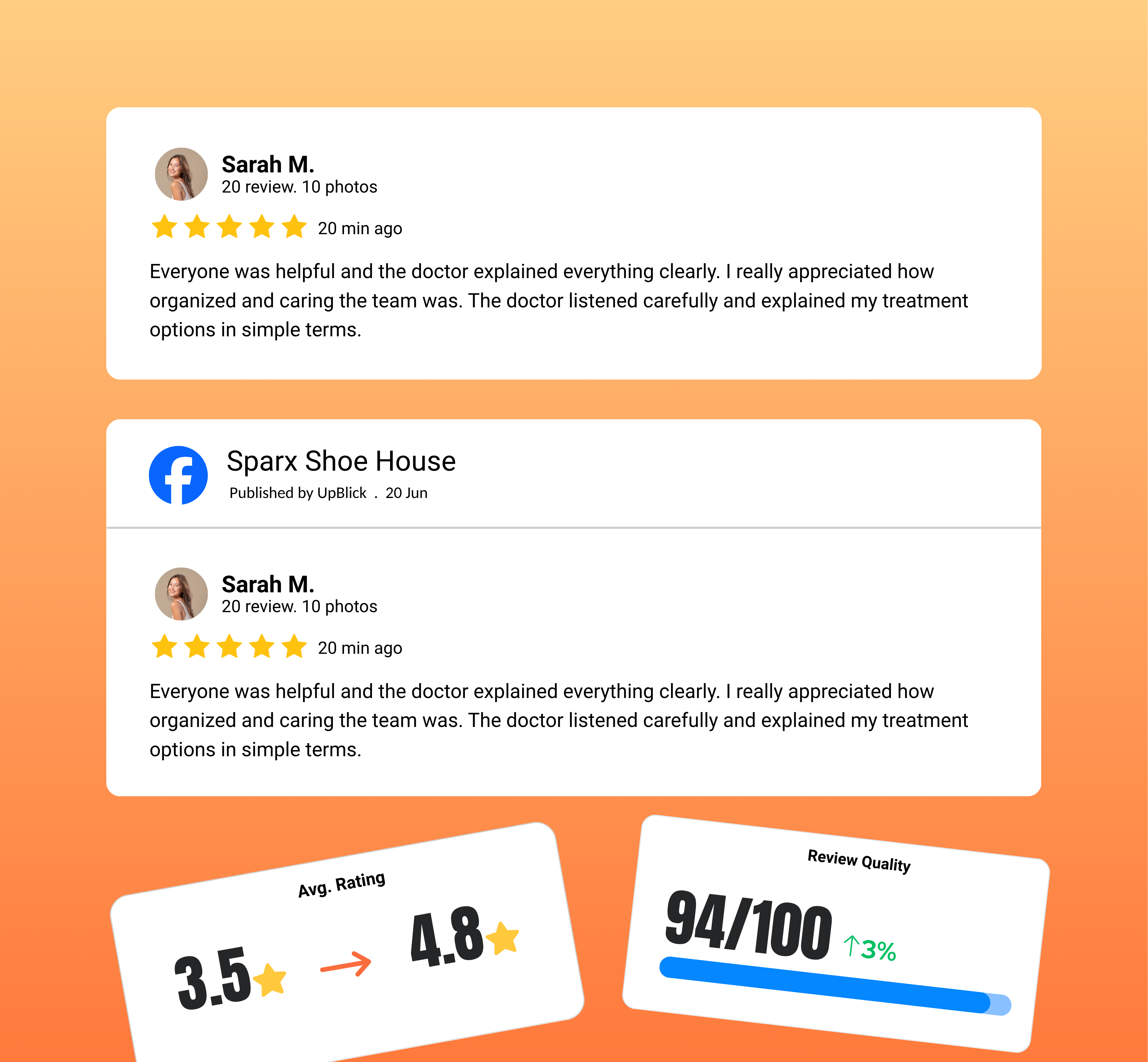 UpBlick - Customer Trust