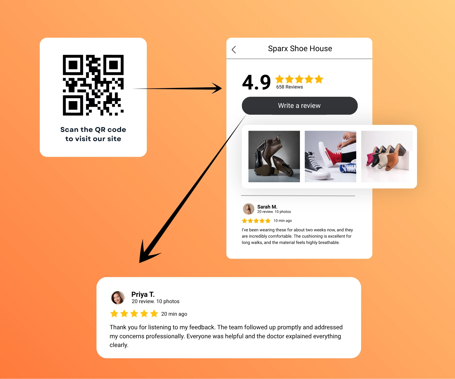 Collect Reviews With QR Codes