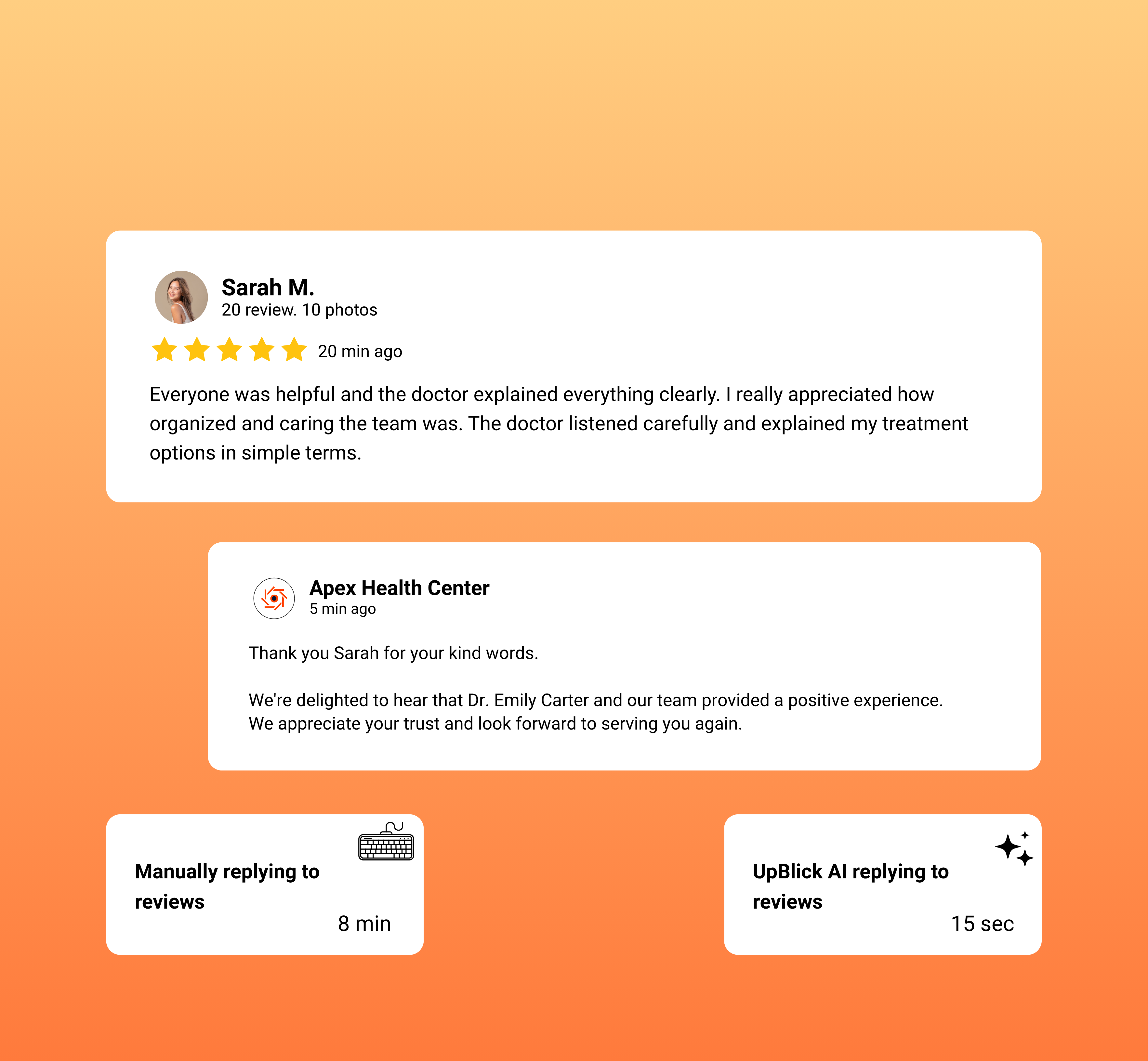 UpBlick - Customer Trust