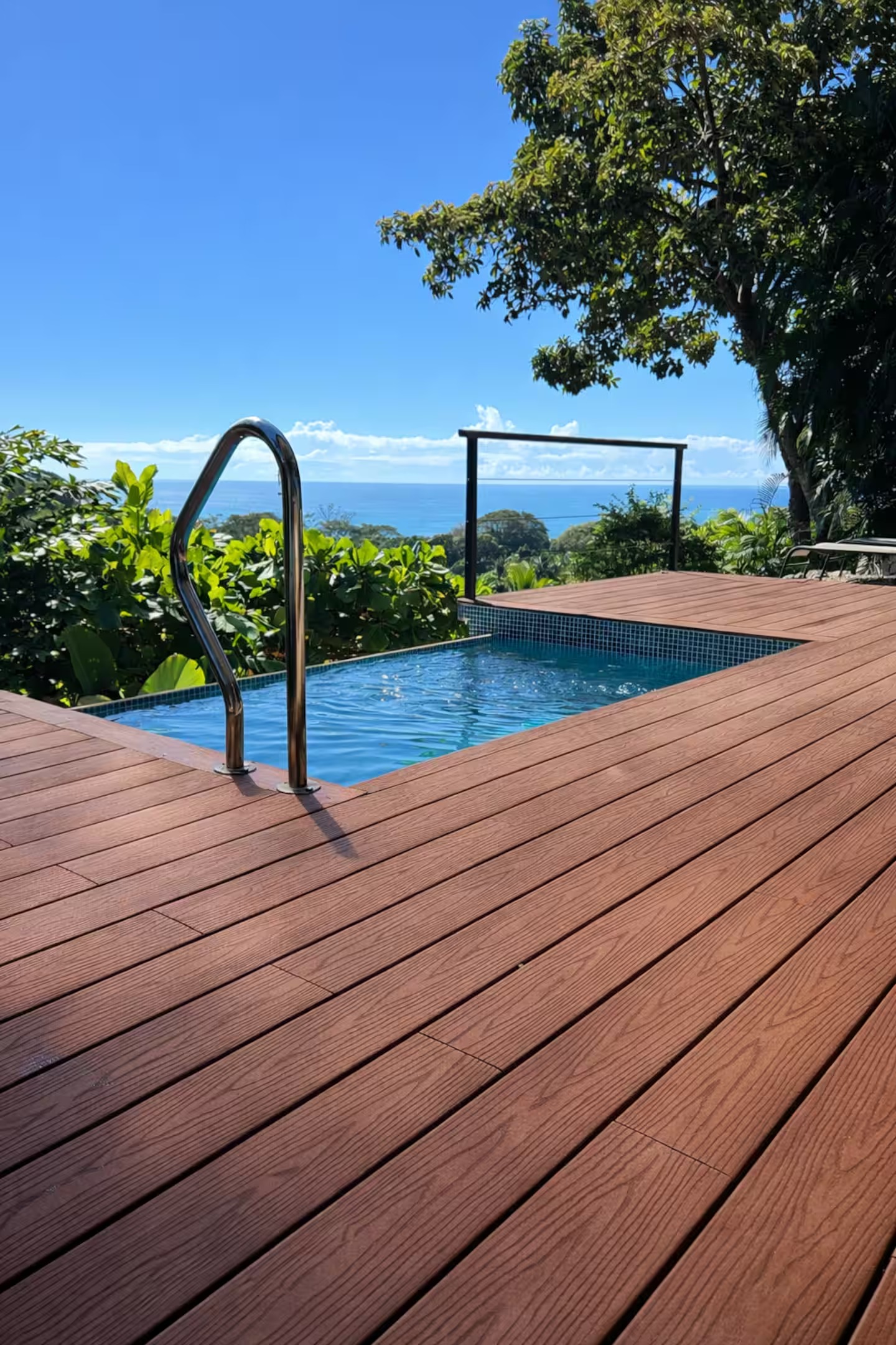 Villa Ceiba infinity pool deck with Pacific Ocean views Punta Islita Costa Rica