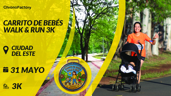 Carrito de Bebés Walk & Run 3K Ciudad del Este