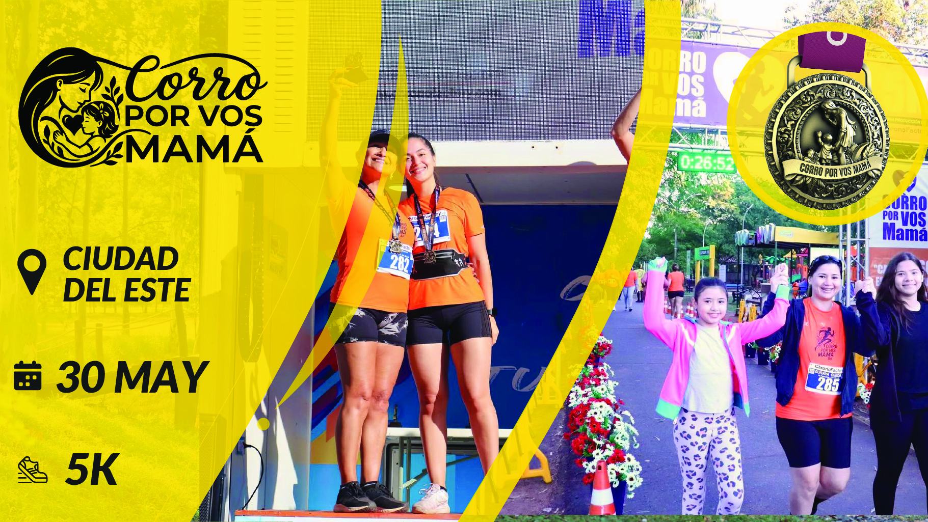 Corro por Vos Mamá Ciudad del Este 2026