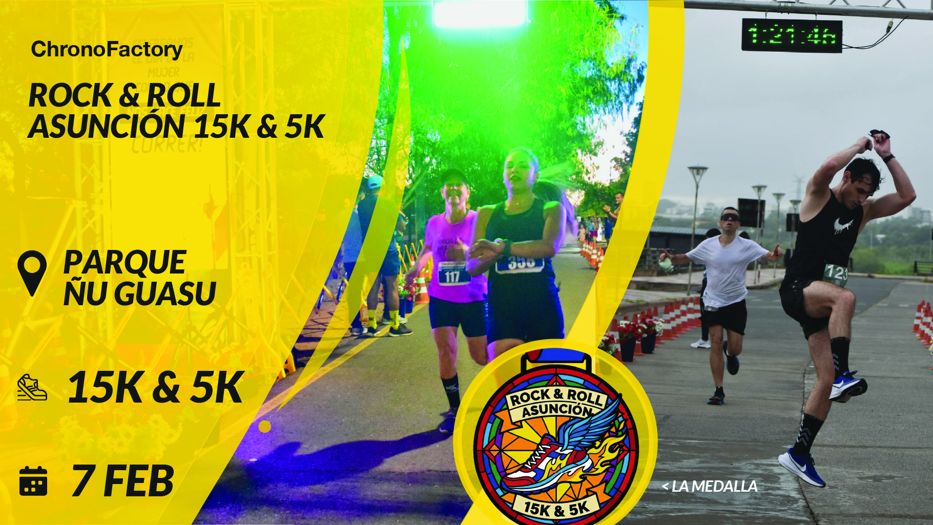 Rock & Roll Asunción 15K & 5K 2026