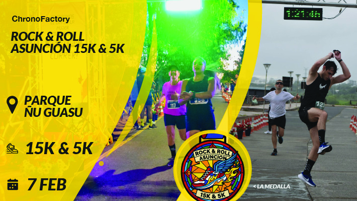 Rock & Roll Asunción 15K & 5K 2026