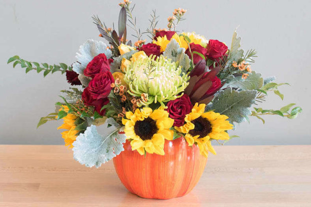 bloomnation floral arrangement on a table