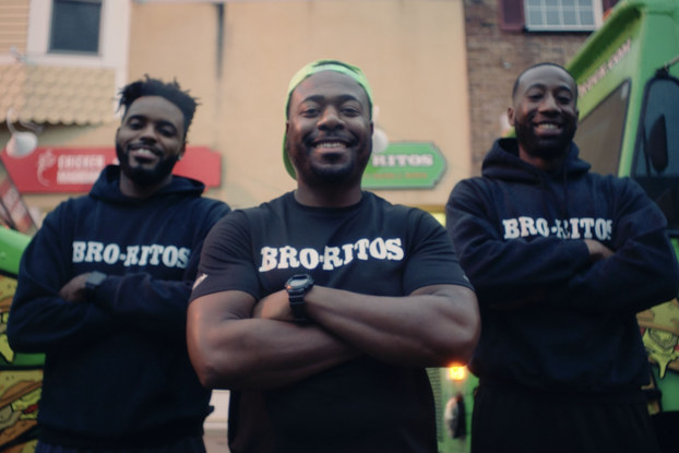 Bro-ritos owners Marcus Crawford, Jarid Thomas and Jonathon Gibb