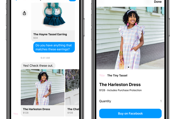 screenshots of facebook shops