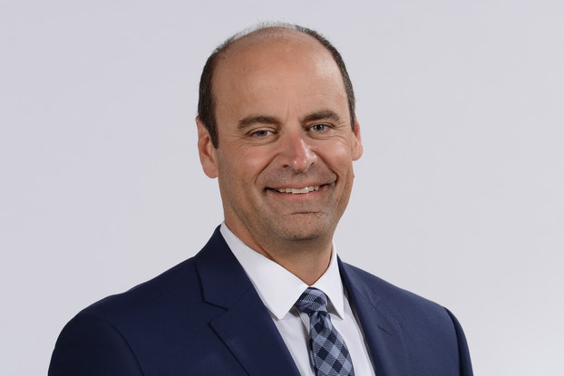 Headshot of Johnson & Johnson's chief information officer, Jim Swanson.
