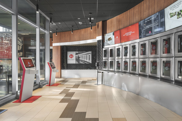 Interior of Automat Kitchen.