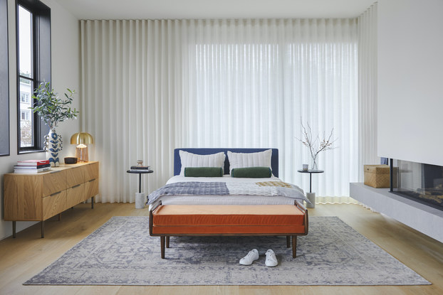 Bedroom decorated with furniture by Article.