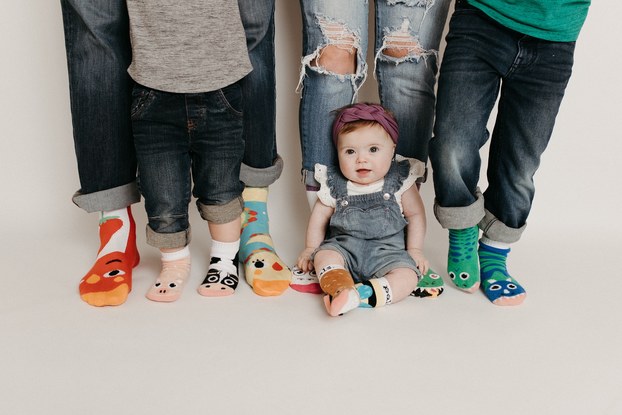 Baby and children wear joyful socks