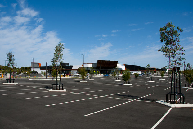empty parking lot