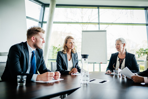 shareholders in a meeting