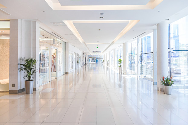 hallway of a mall