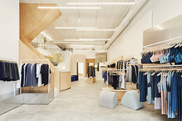 interior of Outdoor Voices location