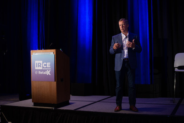 Rob Green speaking at IRCE conference