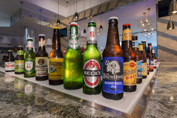 craft beer bar at sandals royal barbados resort
