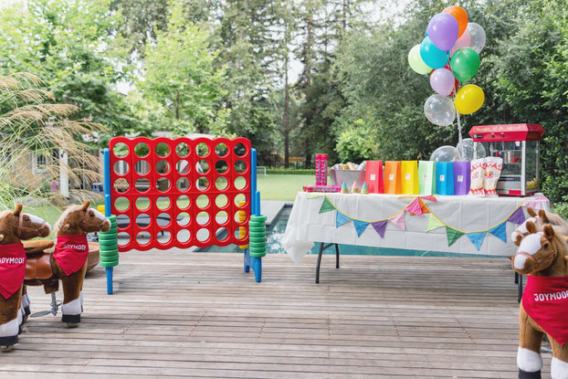setup of joymode party rental