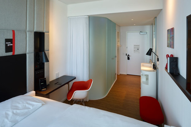 citizenM hotel room in boston