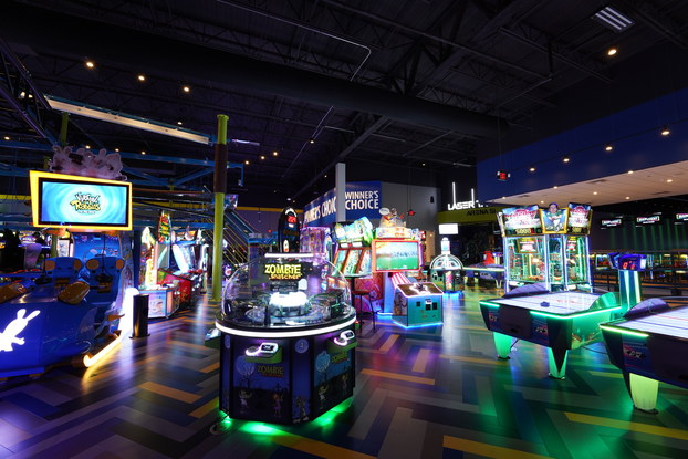 interior of main event arcade